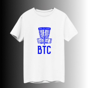 White Bang the Chains Graphic Tee - Blue