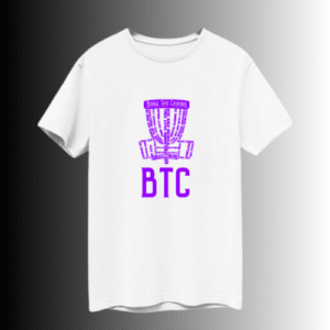 White Bang the Chains Graphic Tee - Purple