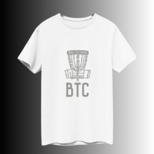White Bang the Chains Graphic Tee - Gray